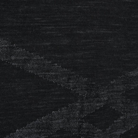 Smartwool Intraknit Thermal Merino Wool Base Layer Crew Long Sleeve Black White - Picture 3 of 16